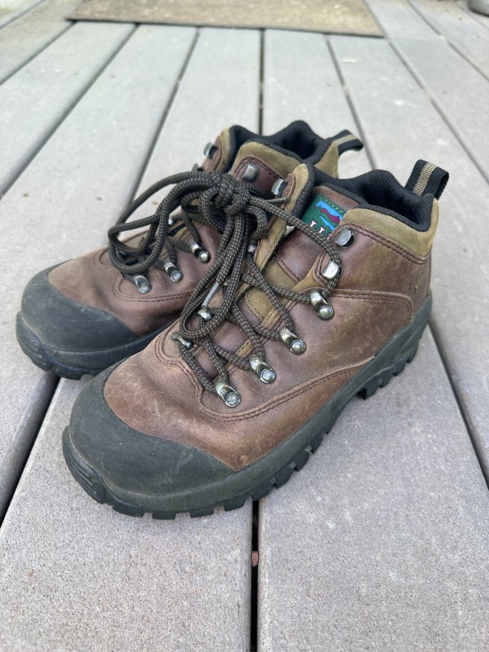 L.L. Bean Cresta Brown Leather Goretex Waterproof Hiking Boot Women Size 6.5
